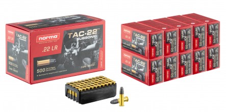 Cartouches .22 LR Norma Subsonique