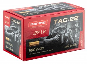 Photo MD345-01 22lr cartridges Norma TAC-22