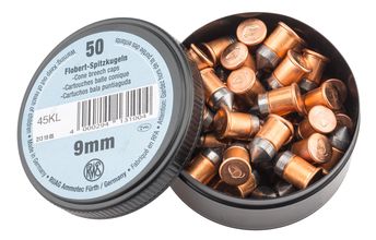 Boîte de 50 cartouches 9 mm Flobert à balle