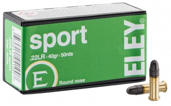 Cartouches Eley Sport cal. .22 LR
