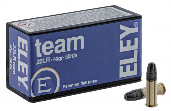 Cartouches 22LR Eley team - boîte de 500