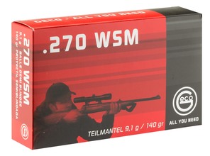 GECO .270 WSM SOFTPOINT 140 gr / 9,1 g