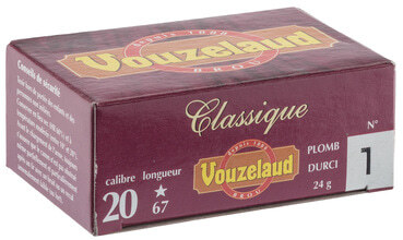 Photo ML1131-Cartouches Vouzelaud - Classique grand culot - calibre 20