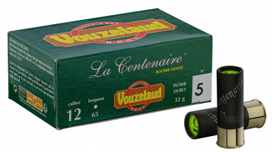 Photo ML3015-05 Cartouches Vouzelaud - La Centenaire tube plastique - Cal. 12/65