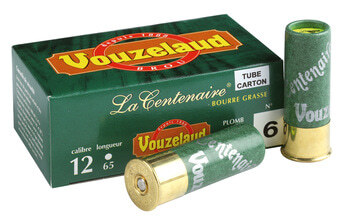 Photo ML3115-1-Cartouches Vouzelaud - La Centenaire tube carton - calibre 12