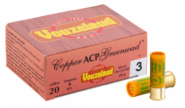 Cartridges Vouzelaud Copper ACP Greenwad Plastic ...