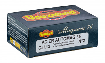 Photo ML3320-3 Cartouches Vouzelaud - Acier Auto Mag 35 - Cal. 12/76