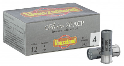 Vouzelaud Steel 70 ACP Cartridges - Cal. 12/70