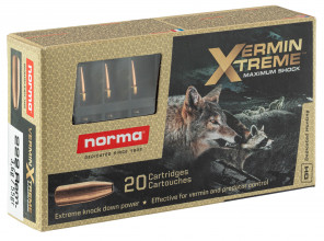 Photo MN224-05.jpg Norma .222 Winchester Varmint Xtreme hunting cartridges