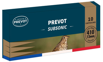 Prevot subsonic cartridges - Cal. 410-76