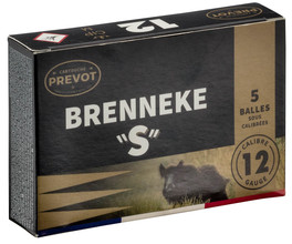 Cartouche Prevot à balle Brenneke ''S'' magnum - ...