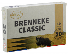 Photo MP525-01 Prevot 20/70 hunting cartridge with half-armored Brenneke Classic bullet 24g