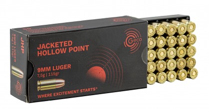 Photo MR811-03 GECO CART. 9 mm LUGER HOLLOW POINT - 115 gr - BOX OF 50