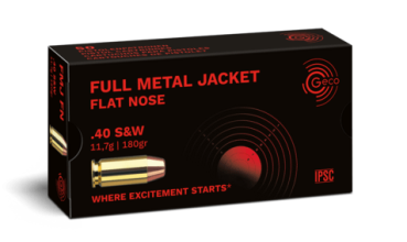 Photo MR815.png Cartouches Geco Cal. 40 S&W 180 gr FMJ