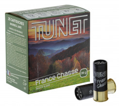 Cartouches TUNET France Chasse 12/70 Plombs 4 à 7