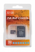 Num'Axes Carte micro SD 8 à 64 Go + adaptateur