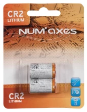 NUM'AXES CR2 Lithium 3V Batteries (x2)
