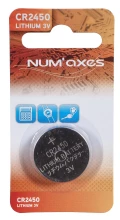 NUM'AXES Pile CR2450 Lithium 3V