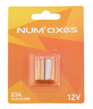 NUM'AXES Blister 2 Batteries 23A 12V