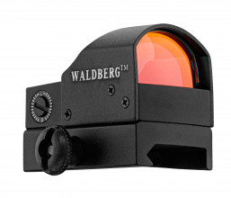 Micro-Point Waldberg red dot sight on Weaver rail