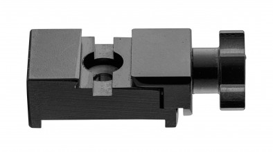 Photo OP882-04 Pied aluminium monobloc à rail de 11mm pour compensateur.