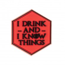 Photo PAT0051 Sentinel Gear Patch I DRINK AND I KNOW THINGS