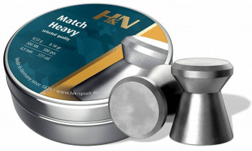 H&N 500 plombs 4.5mm Heavy Match