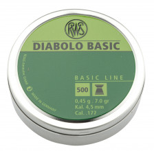 Box of 500 pellets diabolos basic dishes cal. 4.5 mm