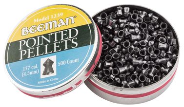 Boîte de 500 plombs têtes pointues cal. 4,5 mm