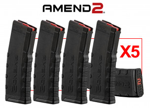 Amend2 Pack 5x Chargeurs AR15 MOD-2 30 cps