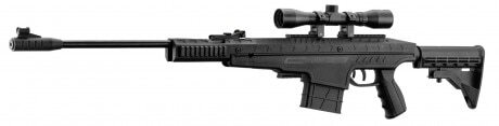 Photo PCKCA0123 Tactical break barrel air rifle PENDLETON Cal. 4,5mm + 4x32 scope