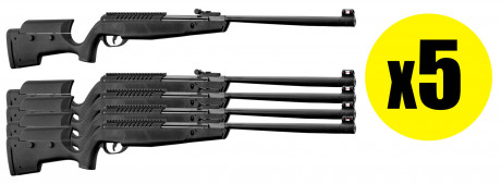 Pack BENNING break barrel air rifle + 4x32 scope (x5)