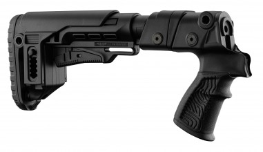 Photo PCKDLG110-02 DLG TACTICAL pack for MOSSBERG - MAVERICK shotgun: grip + telescopic stock + folding adapter + sling