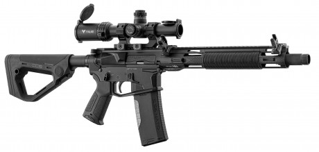 Photo PCKHA305-01 PACK AR15 HERA ARMS 11.5'' 223 rem with optics and leather handguard