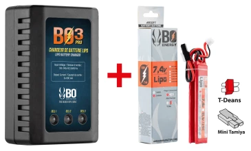 Pack batterie LiPo BO 7.4V Mini Tamiya ou T-Dean ...