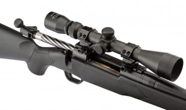 Photo PCKMO2430F-6 Synthetic Mossberg Patriot Pack with Threaded Barrel and 3-12x56 Scope