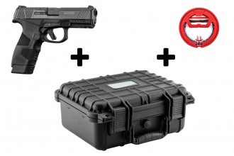 Photo PCKMO9120-1 Mossberg MC2c Striker Black Pistol Pack + waterproof case + cleaning cord