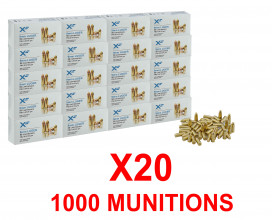 1000 Ammunition ATS 9x19 mm FMJ 124 gr / 8 g