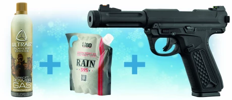Pack de Noel réplique GBB AAP01  + billes + gaz