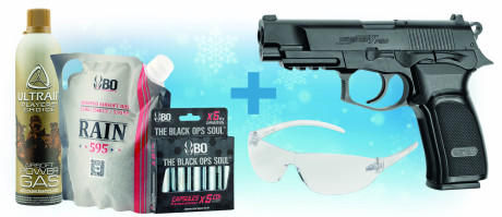Pack de Noel réplique GBB BERSA THUNDER 9  CO2+ ...