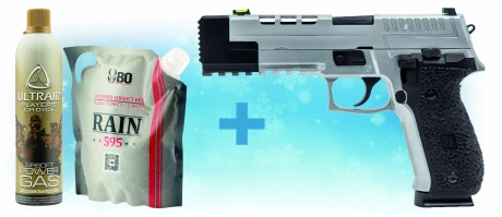 Pack de Noel réplique GBB VORSK VP26X Silver + ...