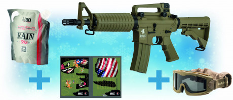 Christmas Pack M4 COMMANDO AEG Replica Skin Shark