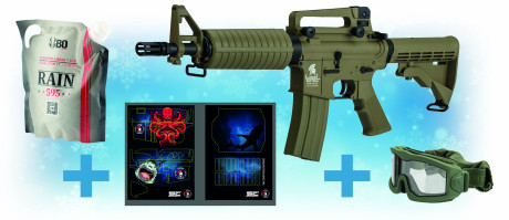 Christmas Pack M4 COMMANDO AEG Replica Skin Shark