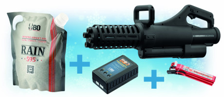 Pack de Noel réplique ECHO1 Minigun + billes 0.25 ...