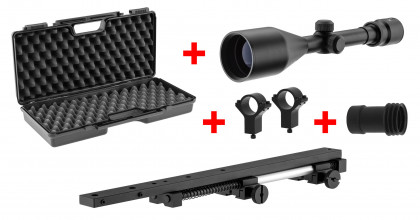 RTI 8 x 56 hut scope pack + collars + recoil ...