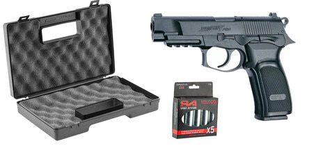 Pack Bersa- CO2 + case ABS + 5 CO2