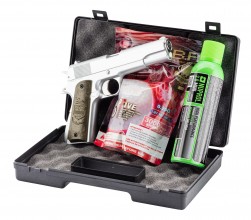 Pack GNB 1911  Silver Eagle + hardcase + BBs + Gas