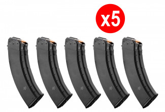 Pack 5 magazines 30 rounds SAIGA 7.62x39 mm