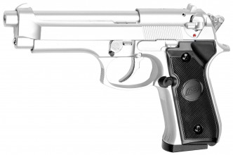 Replica pistol M92 chrome gas GNB