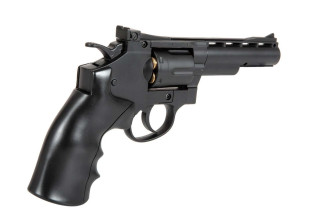 Photo PG1097-07.jpg Révolver airsoft WELL G296B CO2 Full Metal 4 pouces noir